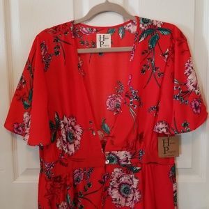 Haute Project hi-low "kimono"